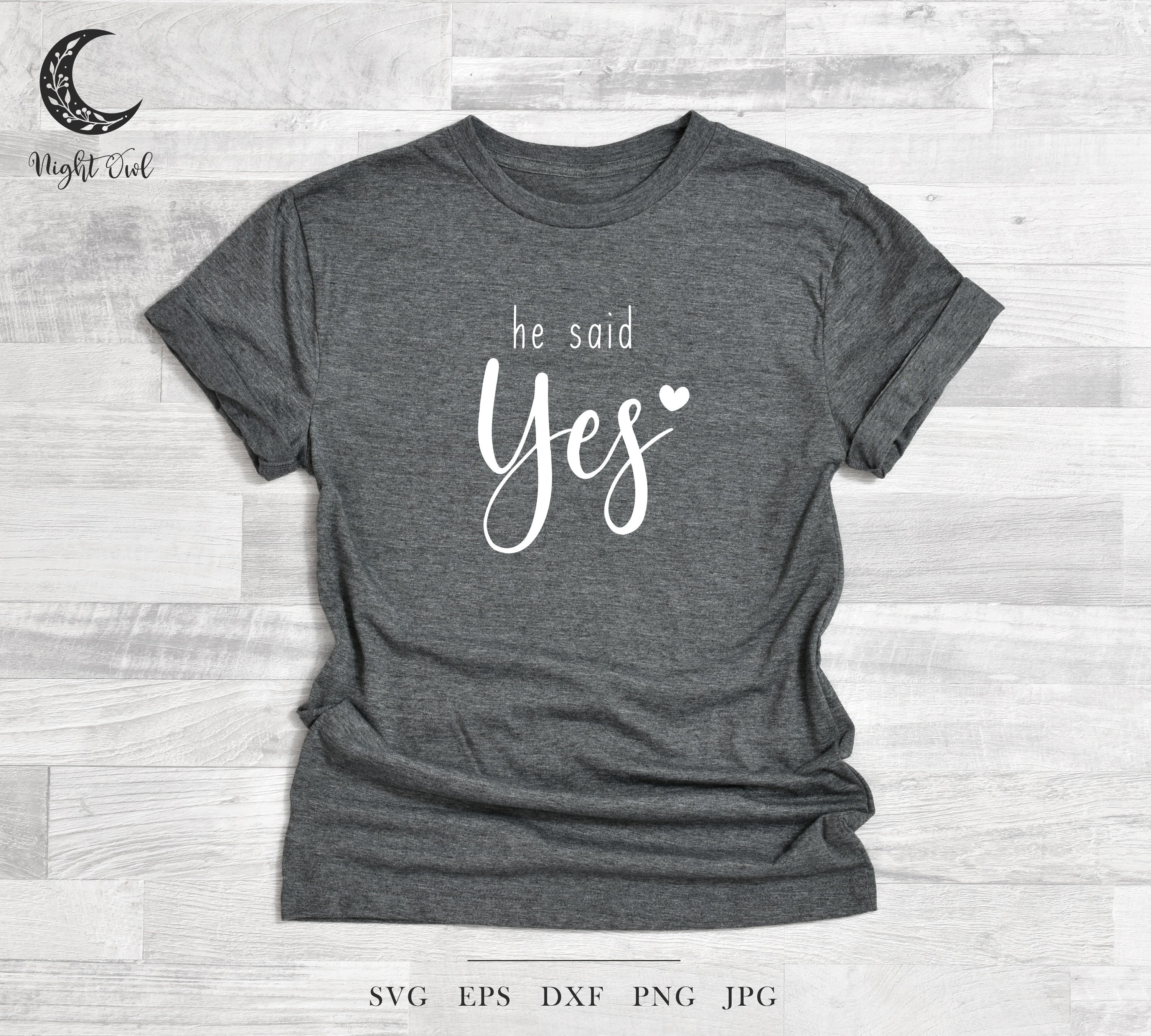 I Said Yes SVG Bundle - Wedding Svg, Marriage Svg, Engagement Svg, Team ...