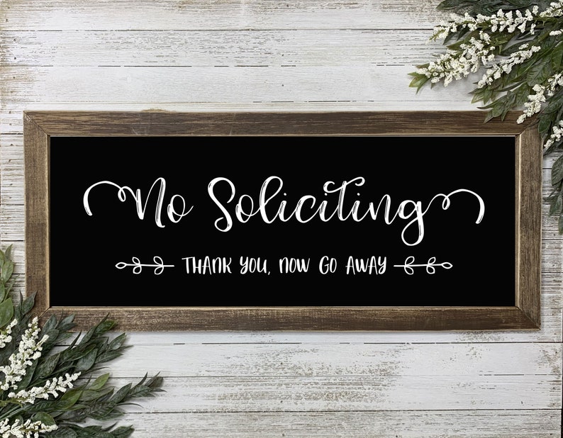 no soliciting sign pdf