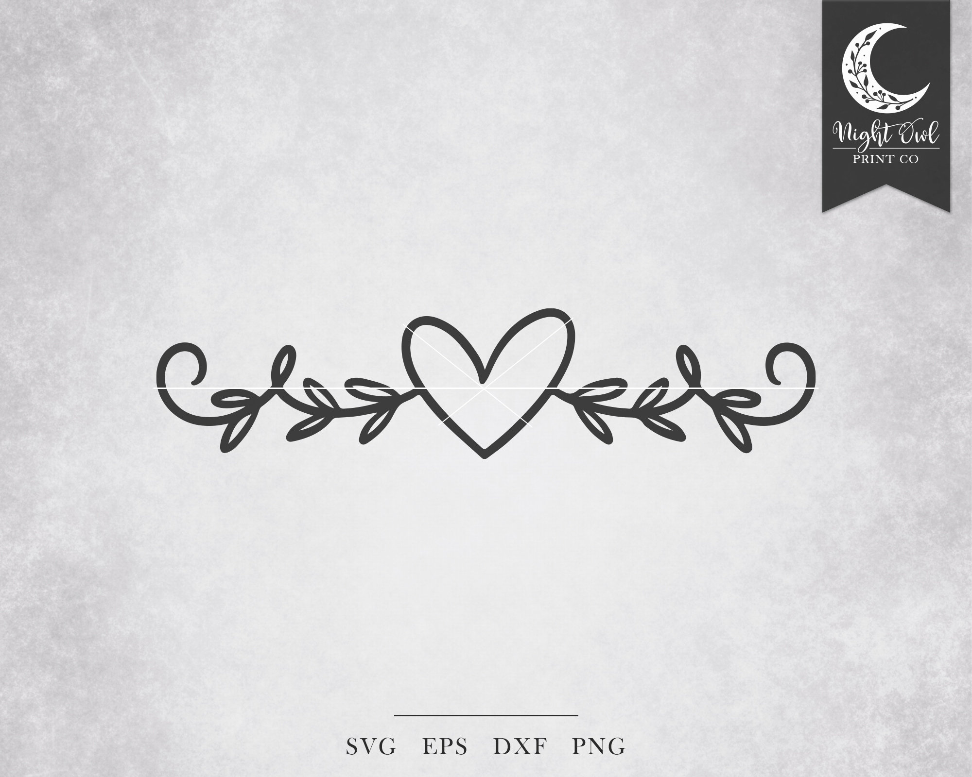 Heart Flourish SVG - Floral Design Svg, Simple Floral, Flower and ...