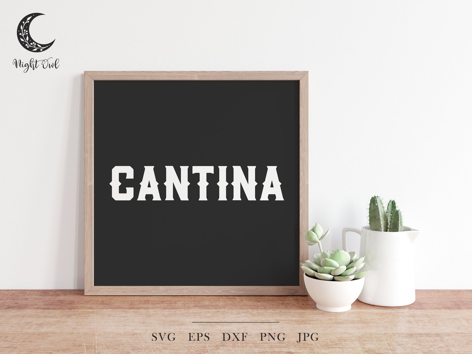 Cantina SVG Backyard Sign Svg, Spanish Bar Svg, Mexican Bar Sign Svg