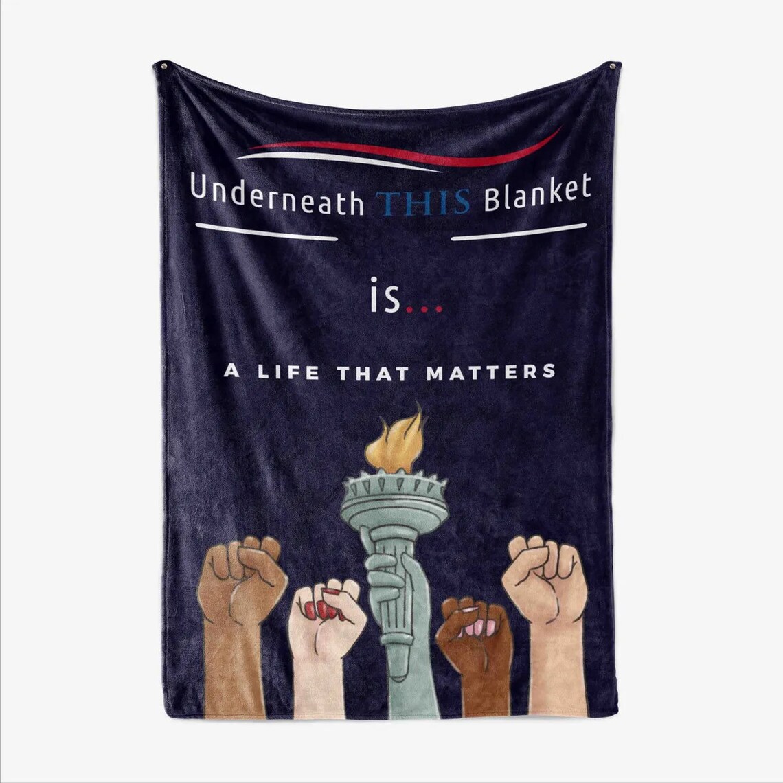Underneath This Blanket Is... A Life That Matters Etsy