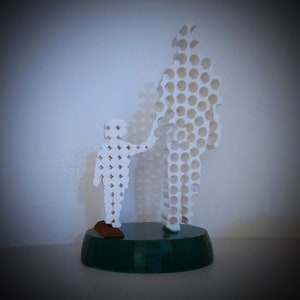 Father and Son STL (holes art)