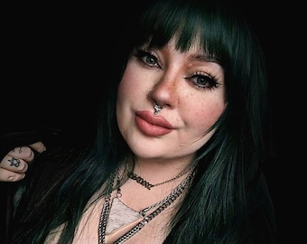 THE *RELANEAVE* Chain Necklace - Punk Heavy Metal Big - Thick Chunky Chain Jewelry - Grunge - Goth Necklace - Collar - Goth Gift - Unisex