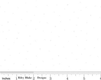 Dapple Dot Tone on Tone White by Riley Blake Designs - C650-WHITE