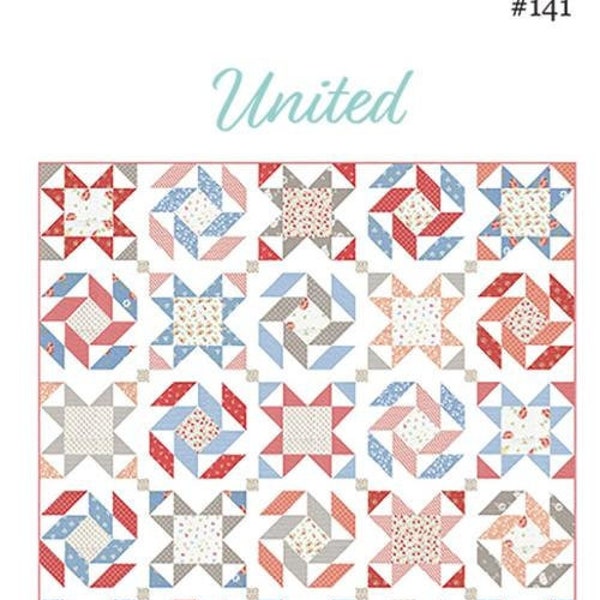 United Quilt Pattern by Chelsi Stratton Designs - Printed Quilt Pattern