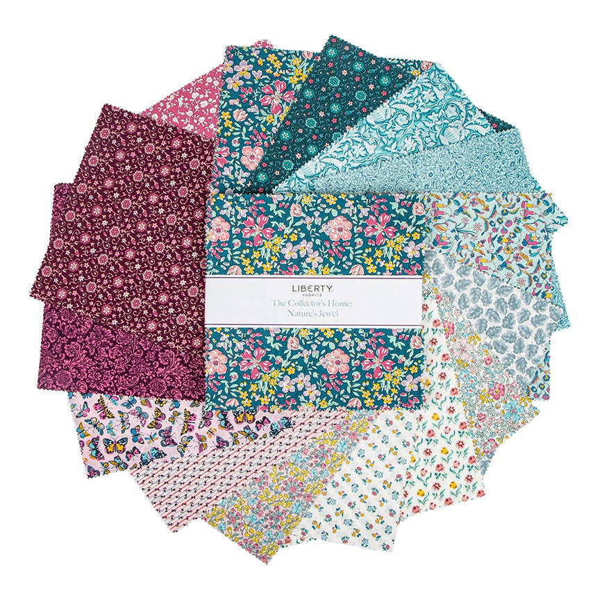 The Collector's Home Nature's Jewel 10 Inch Stacker by Liberty Fabrics for Riley Blake Designs - 10-LCOLLECTORSC-42 (42 pieces)