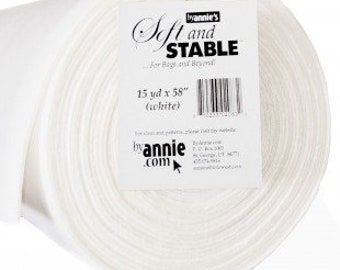 Soft and Stable Foam Stabilizer 36x58 for Bags and Beyond by Annie's White  Ready to Ship 