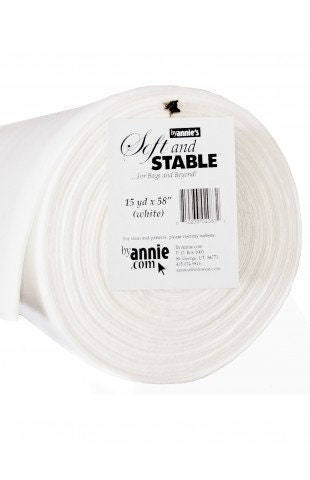 Byannie's Soft and Stable®/foam Stabilizer Interfacing/36 X 58/ssxx36/1  Yard/black/white -  Hong Kong