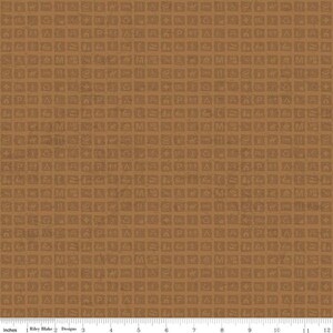 The National Parks Signs Cinnamon by Anderson Design Group for Riley Blake Designs - C13294-CINNAMON