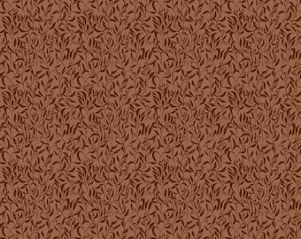 Let's Wander Leaflets Rust by Casey Cometti for Riley Blake Designs - C16884-RUST