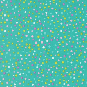 Pick Me Little Dot Aqua Dots by Me and My Sister Designs for Moda Fabrics - 22495 14