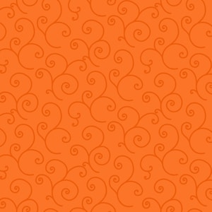 Scroll Tone on Tone Orange by Kim Christopherson of Kimberbell Designs for Maywood Studios - MAS8243-O2