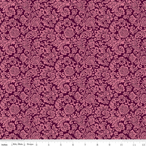 The Collector's Home Pavilion Neutrals Rococo Swirl B by Liberty Fabrics - 01666807B