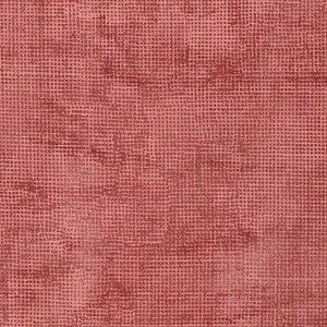 May include: A close-up of a textured fabric with a grid pattern in shades of red. The fabric has a slightly distressed appearance, with variations in color and texture. The grid pattern is consistent throughout the image.
