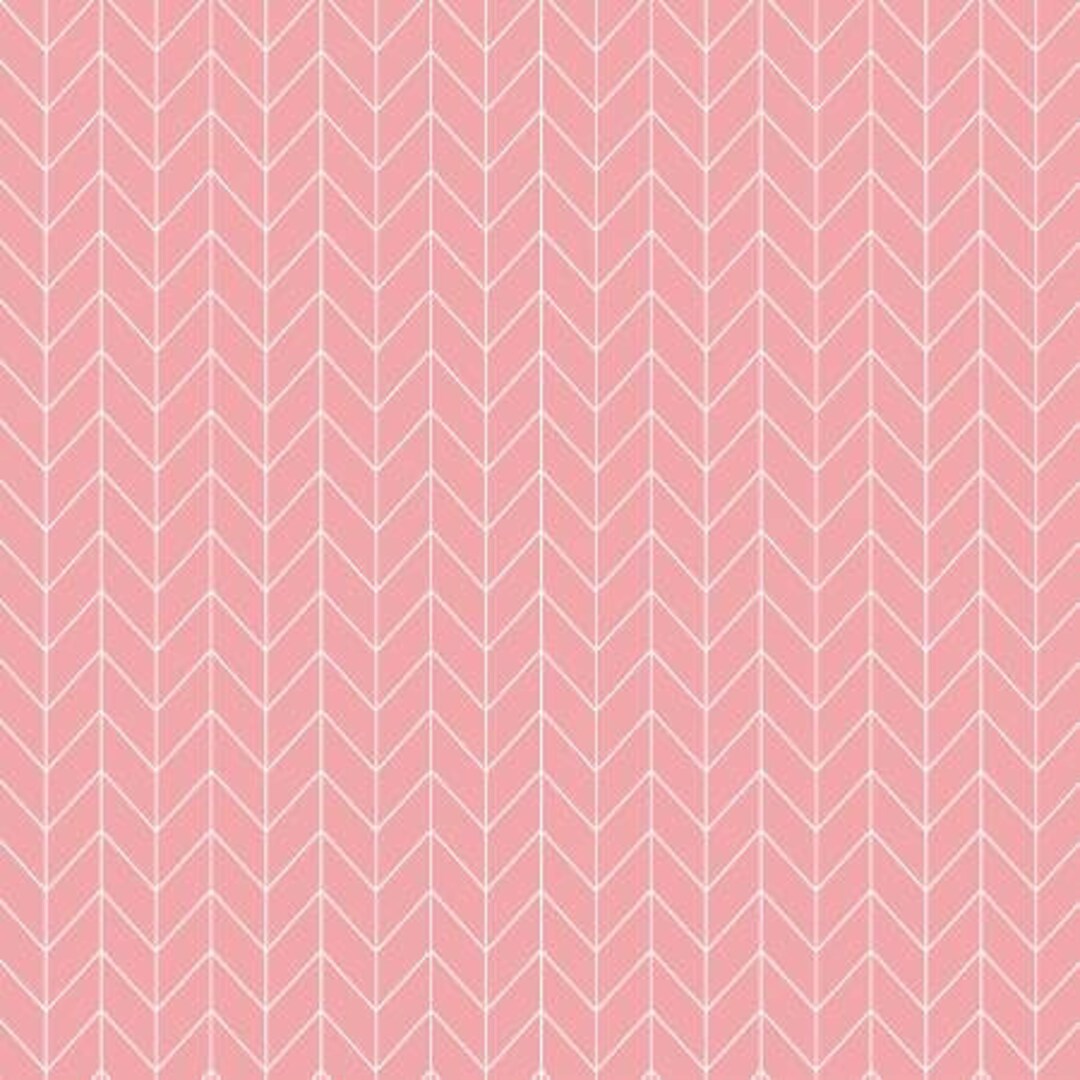 Vintage Flora Chevron Pink by Kim Christopherson of Kimberbell