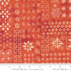 Cadence Bandana Persimmon by Crystal Manning for Moda Fabrics - 11914 13