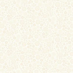 Tiny Tonals Sea Holly Floral Cream on Cream by Lewis & Irene - TT13-2