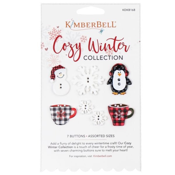 Cozy Winter Collection Buttons by Kimberbell Designs - KDKB168