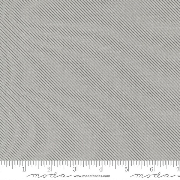 Peachy Keen Bias Stripe Grey by Corey Yoder for Moda Fabrics - 29177 22