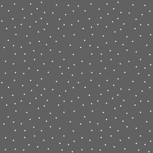 Tiny Dots Dark Gray with White Dots by Kim Christopherson of Kimberbell Designs for Maywood Studios - MAS8210-KW
