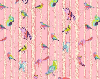 Full Moon Forest II Family Tree Honey by Tula Pink for Free Spirit Fabrics - PWTP245.HONEY