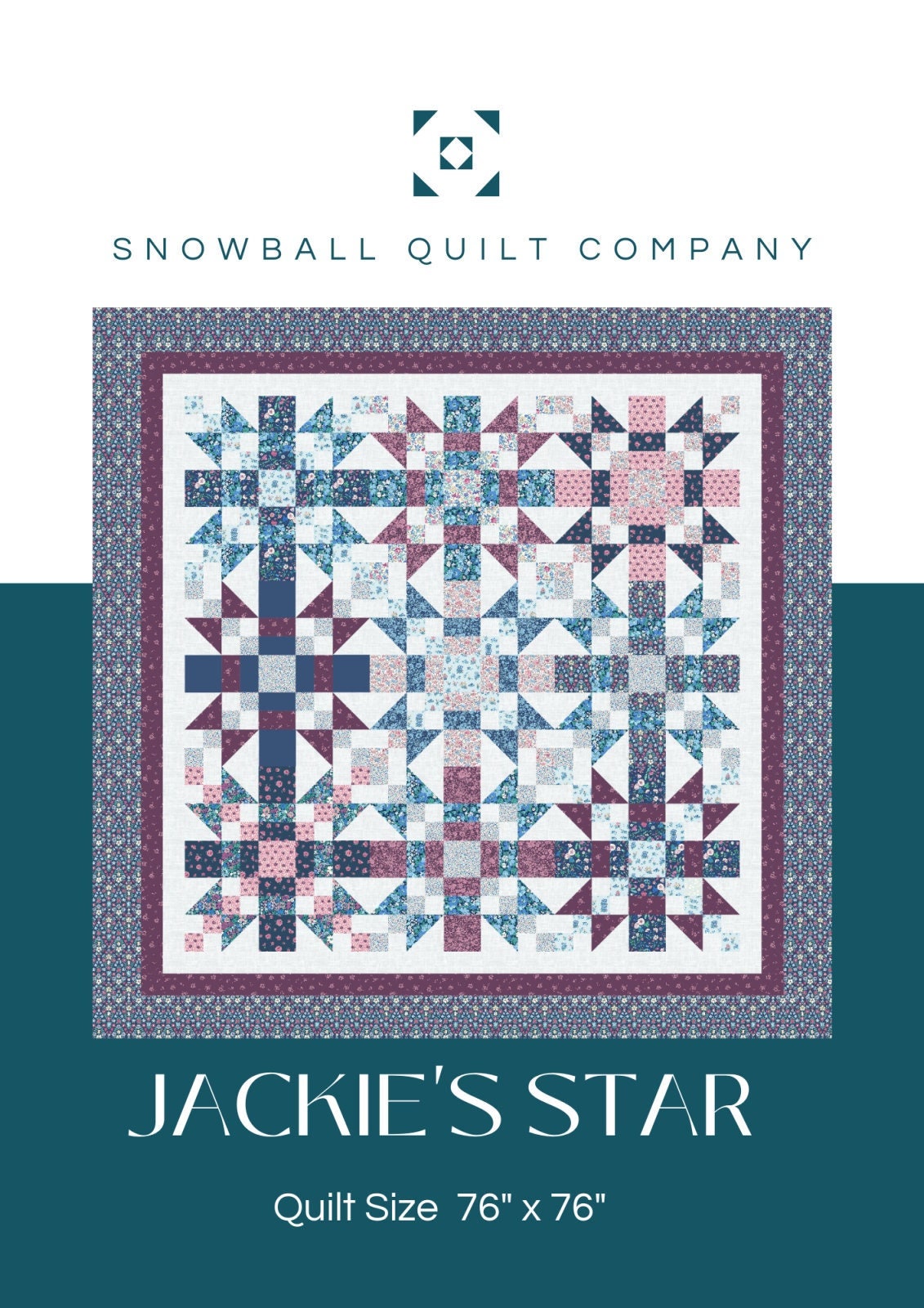 Snowball Squared Quilt Pattern by Missouri Star