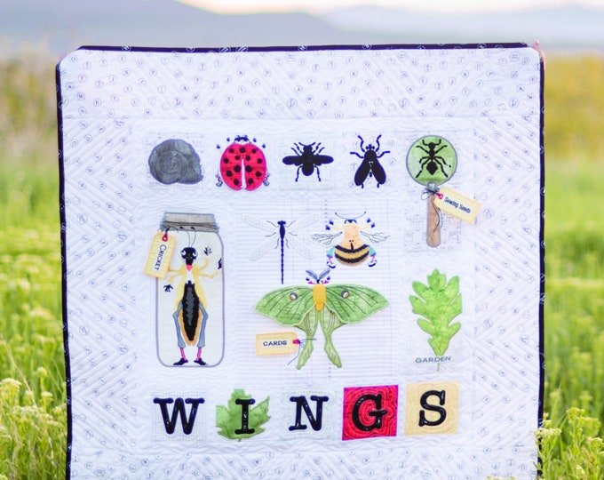 In the Wings Quilt Machine Embroidery by J Wecker Frisch for Riley ...