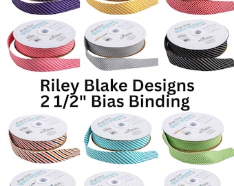 Riley Blake Designs Bias Single-Fold Quilt Binding 2 1/2 inches - sold by the yard