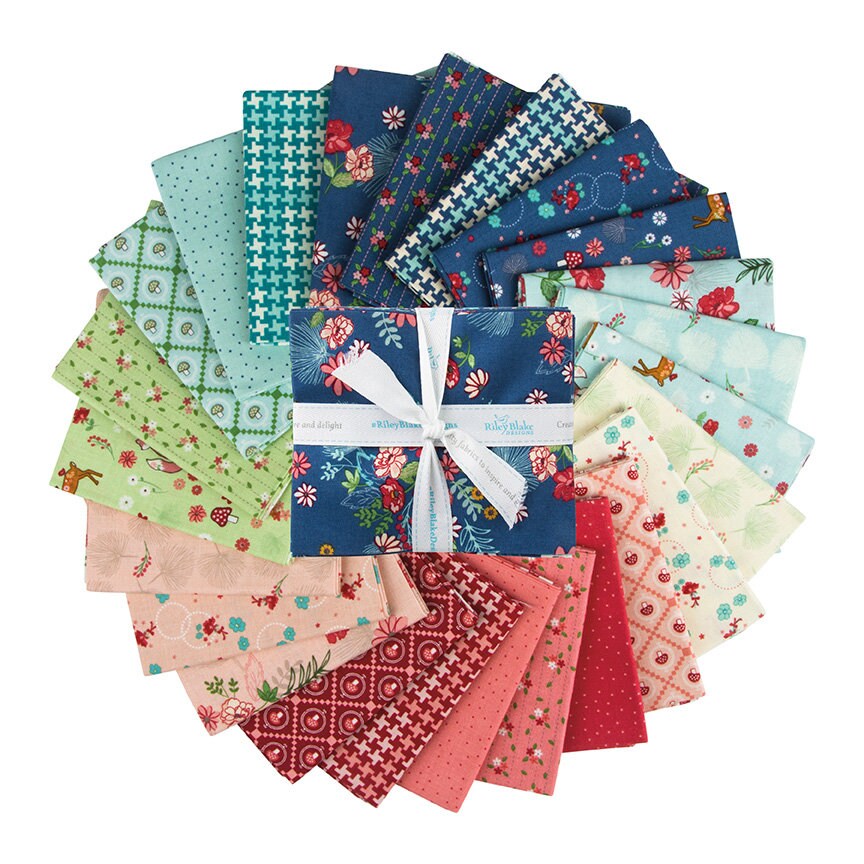 Snowed In 26 pieces of 18 x 21 cuts FQ bundle designed by Heather ...