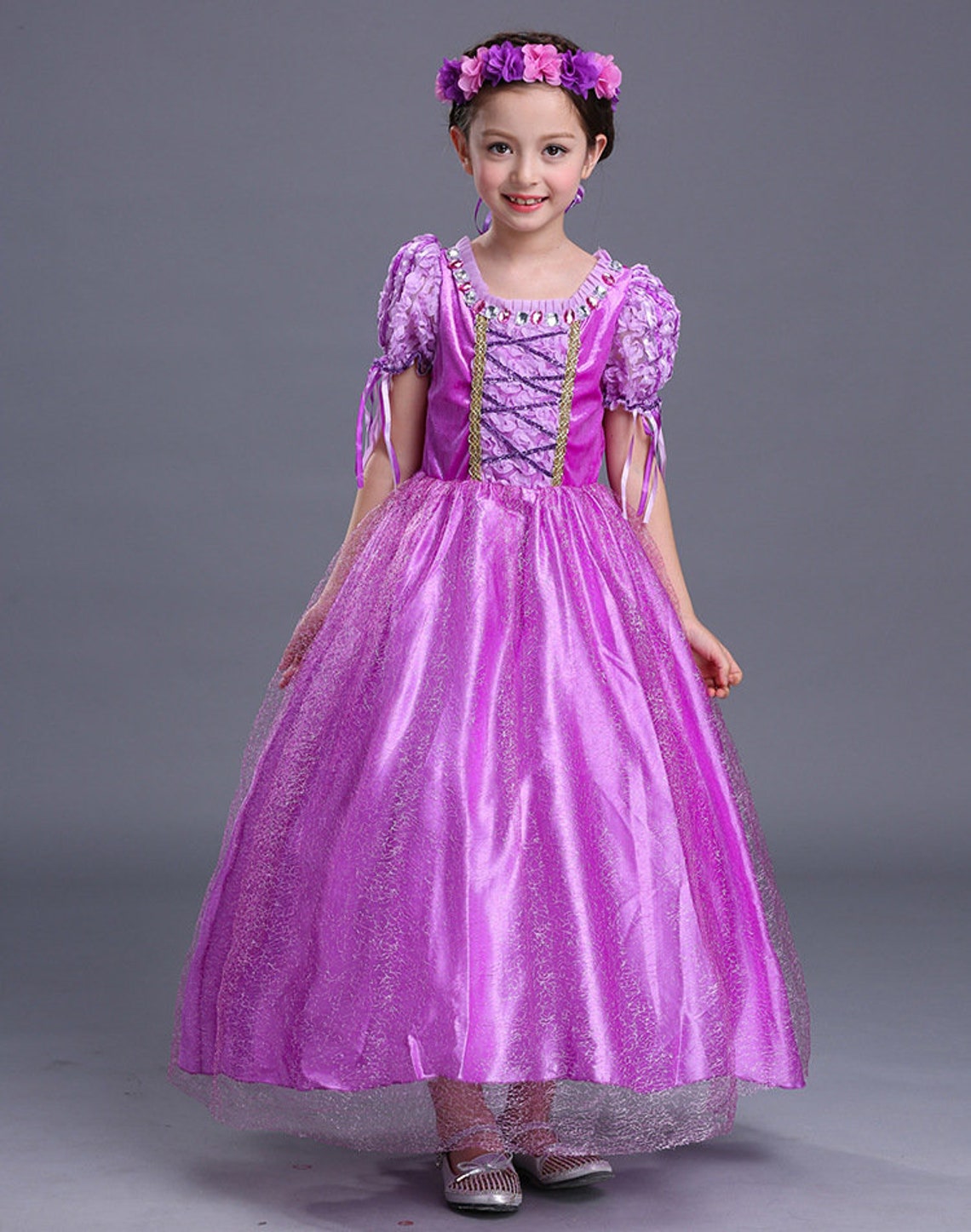 Baby Girls Sophia Purple Dress Children Princess Dresses Kids Etsy