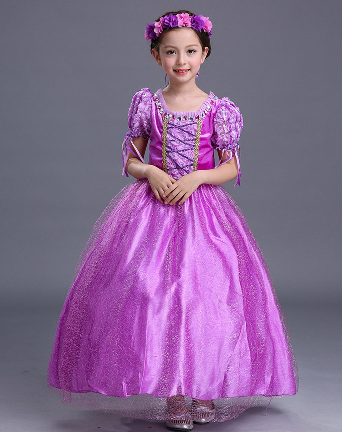 Baby Girls Sophia Purple Dress Children Princess Dresses Kids Etsy