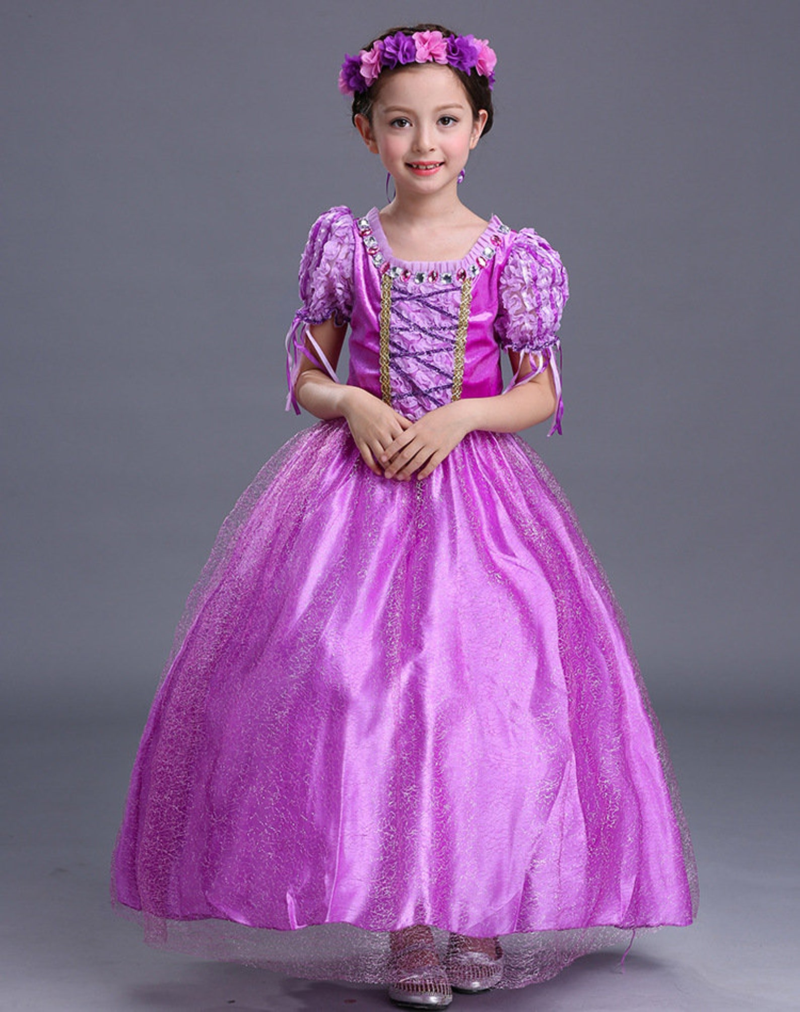 Baby Girls Sophia Purple Dress Children Princess Dresses Kids | Etsy