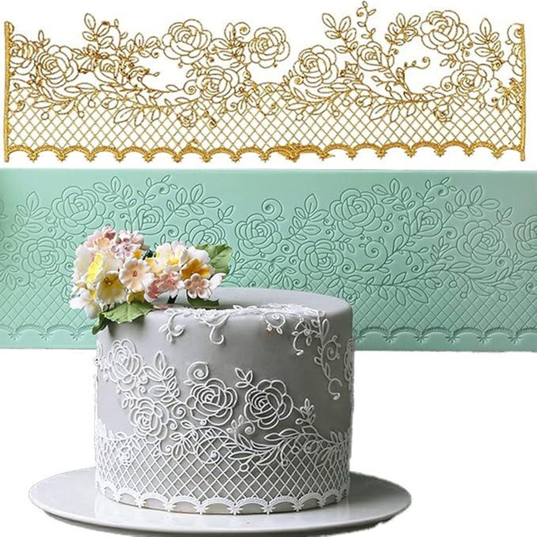 Wedding Cake Lace Mould Wedding Cake Sugar Lace Molds Buy New Lace