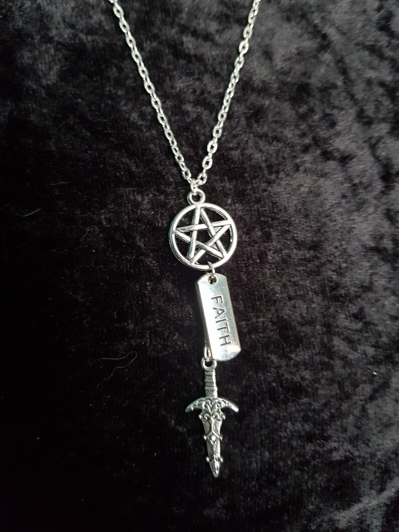 Faith necklace Buffy necklace Buffy the Vampire Slayer Etsy