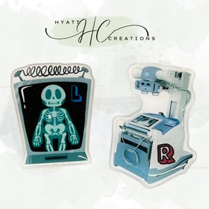 Custom X-Ray Markers: Rollin&#39;| 3 Initials | Add a Badge Reel or Marker Pad | Gift Set with option add-on items |  Radiology | RT Student