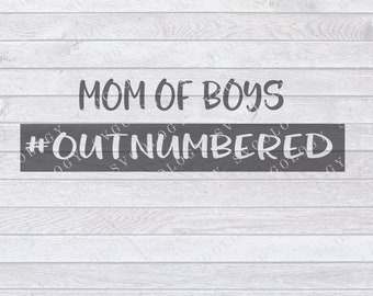 Boy Mom #OUTNUMBERED