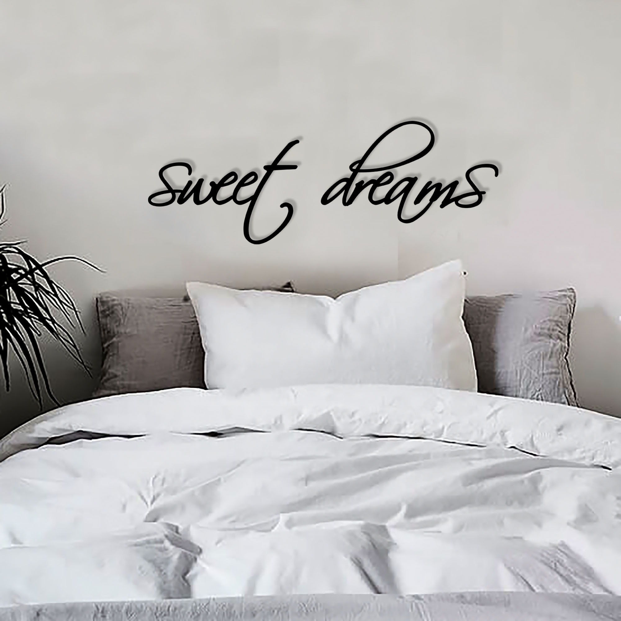 Metal Sign Sweet Dreams Above bed decor Over The bed wall Etsy