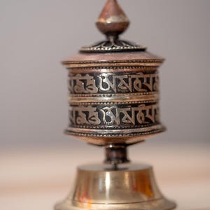 Om Mane Padme Hum Mantra Prayer wheel | Mini Handicrafts for your Home and living Decor | Spirituality