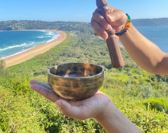 Tibetan Singing bowl for Sound Healing and chakra balancing | 4-5 inch Handmade Singing Bowl from Himalayas