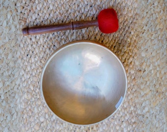 Singing Bowl felt mallet| Wood Stick Striker to play Tibetan Singing Bowl | Singing Bowl accessories to play Tibetan bells and Gongs