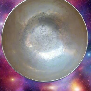 Prajnaparamita Engraved Singing Bowl | Handcrafted Tibetan Sound Bowl for Wisdom, Enlightenment & Meditation