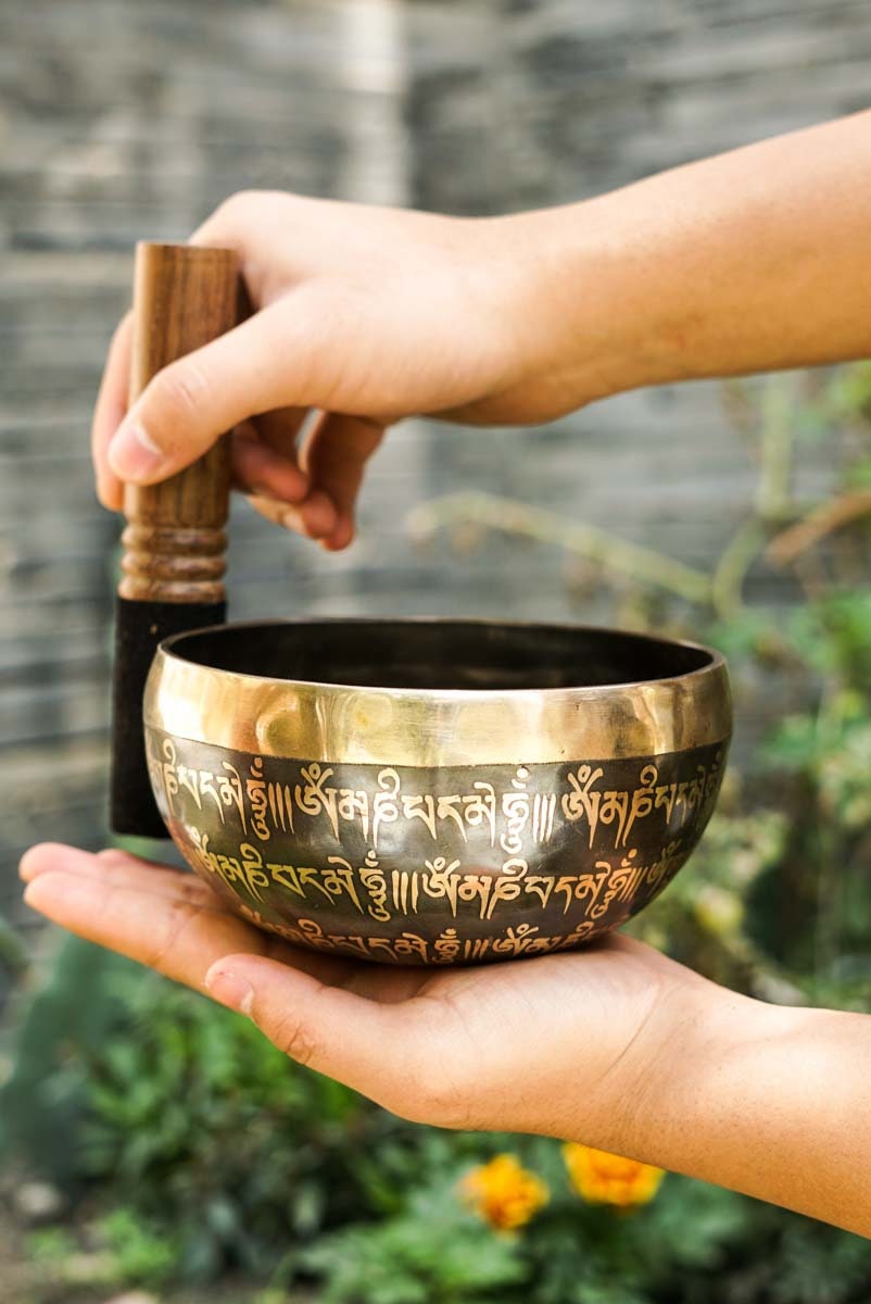 Tibetan Singing Bowl for Meditation Prayer Bowl for Altar Etsy