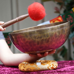 Special Full Moon Singing Bowl from Nepal | Handcrafted Tibetan Healing Singing Bowl Large size | Perfect for Meditation and Sound healing