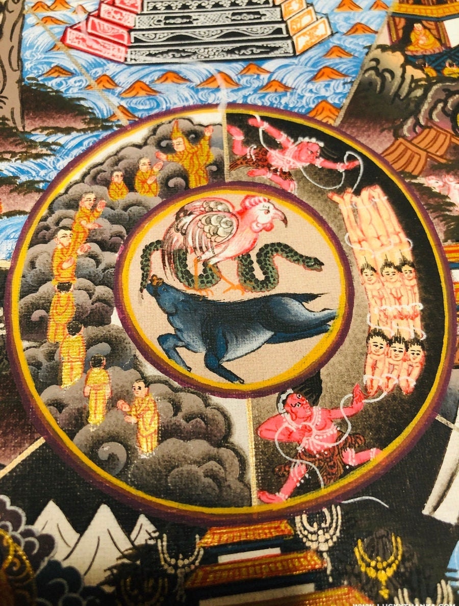 BRISTLEGRASS 1000 Teile Puzzle – Tibetische Buddhistische Thangka-Kunst, Für Erwachsene