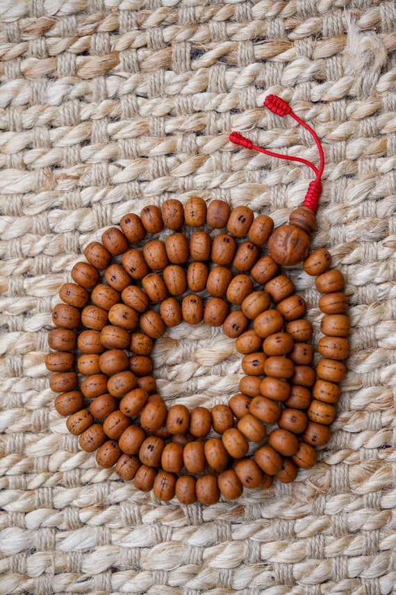 Authentic Bodhi Japa Mala Bodhi Seed for Buddhist Prayer Spiritual Awakening Natural Seed Phoenix Eye Wrist Mala Etsy UK