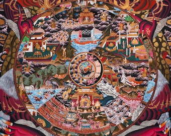 タンカ（チベット仏教） タンカのポスター Guru Rimpoche（チベット仏教開祖） の通販