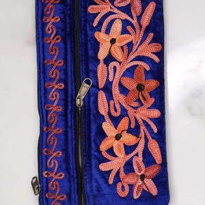 Flower Embroidery Purse Glamorous Purse Handmade Women's Purses featuring Special Kashmiri Embroidery image 2