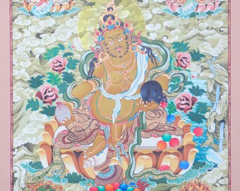 Kuber Thangka | God of Wealth Thangka for Wealth and Prosperity