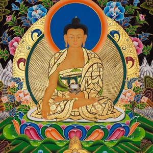 Shakyamuni Buddha - Tibetan Painting