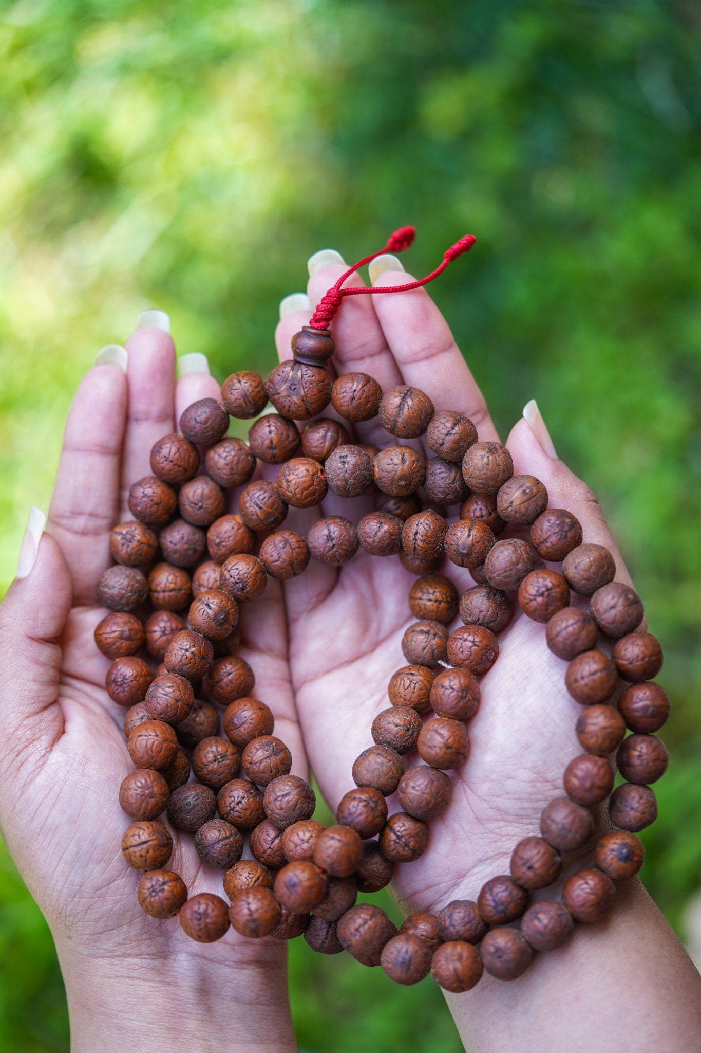 Dark Bodhi Seed Mala - Handmade and Sustainably Sourced in Nepal -  DharmaShop